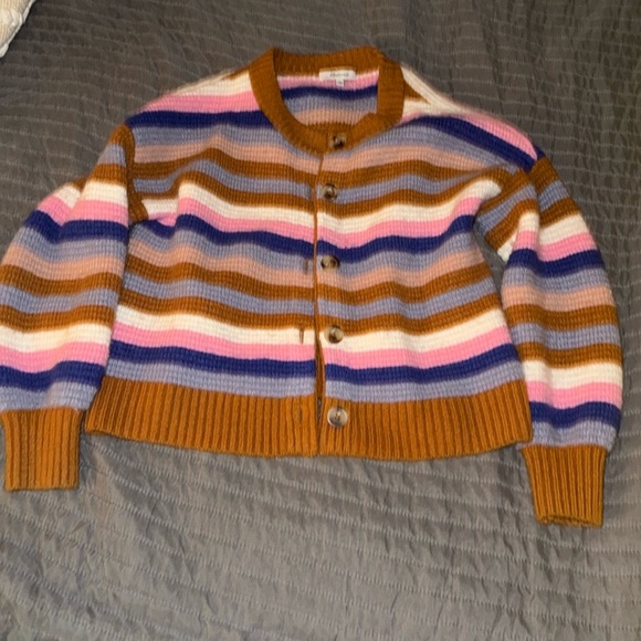 Madewell Striped Multicolor Women's Sweater - Picture 2 of 11